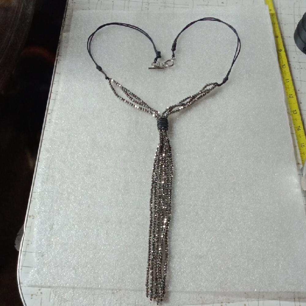 Multi Strand Fauceted Beads Necklace #A401